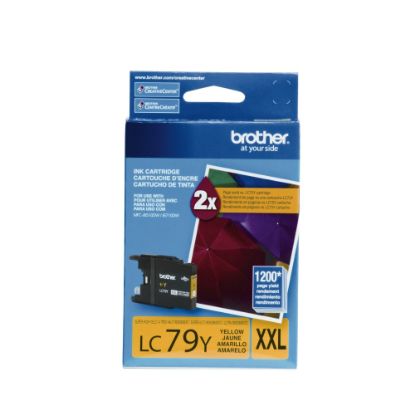 Picture of Brother LC79 Yellow Super-High-Yield Ink Cartridge, LC79Y