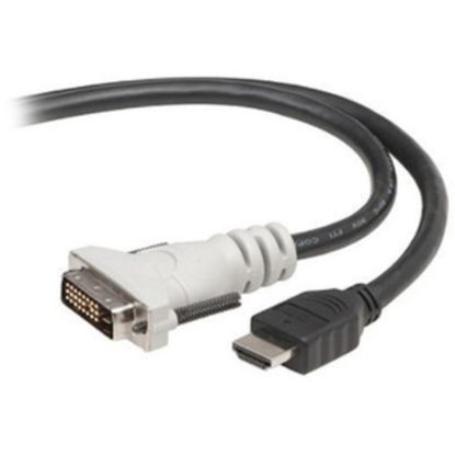 Picture of Belkin - Adapter cable - single link - DVI-D male to HDMI male - 10 ft