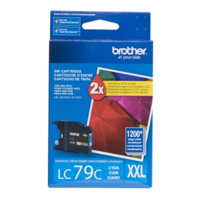 Picture of Brother LC79 Cyan Super-High-Yield Ink Cartridge, LC79C