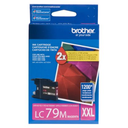 Picture of Brother LC79 Magenta Super-High-Yield Ink Cartridge, LC79M