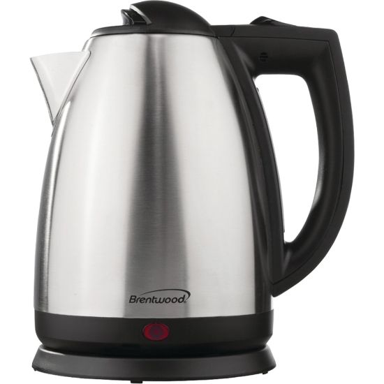 Picture of Brentwood Cordless Tea Kettle, 2 Liter, 1,000W, Stainless Steel