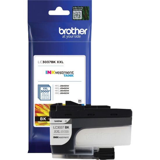 Picture of Brother LC3037 Black High-Yield Ink Cartridge, LC3037BK