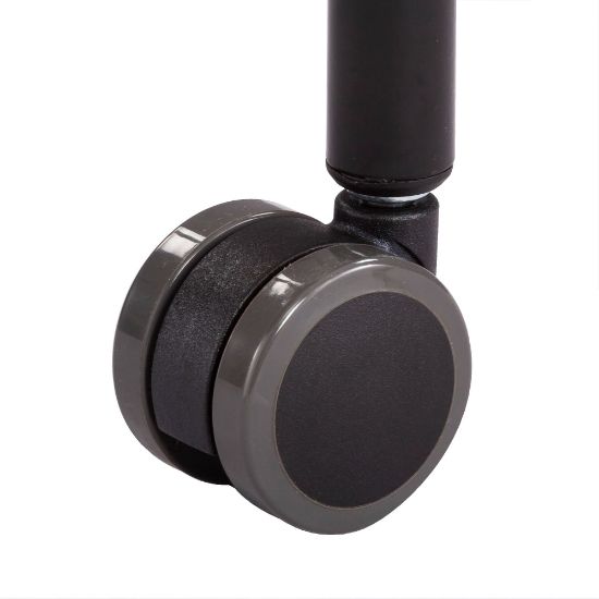 Picture of Safco Hardwood Floor Casters For Next Chair, Black, Set Of 4 Casters