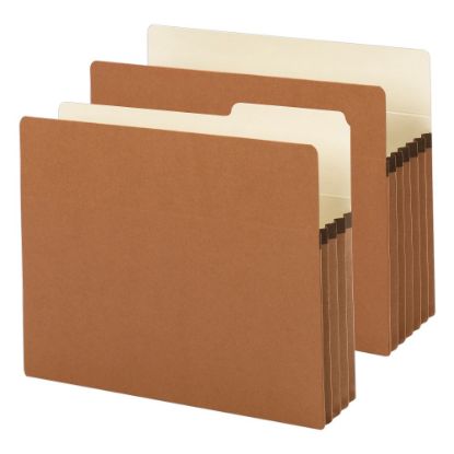 Picture of Smead Expanding File Pockets, 1 3/4in Expansion, 9 1/2in x 11 3/4in, 30% Recycled, Redrope