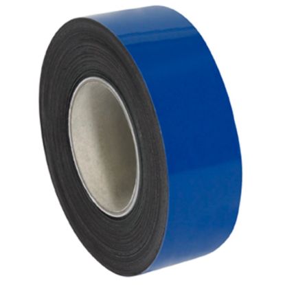 Picture of Partners Brand Blue Warehouse Labels, LH130, Magnetic Rolls 2in x 50ft, 1 Roll