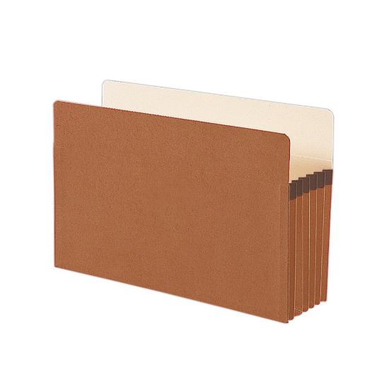 Picture of Smead Expanding File Pockets, 5 1/4in Expansion, 9 1/2in x 14 3/4in, 30% Recycled, Redrope