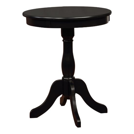 Picture of Powell Joris Round Side Table, 22inH x 18in, Black