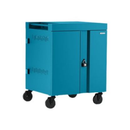 Picture of Bretford Cube - Cart - for 32 netbooks/tablets - lockable - pacific blue