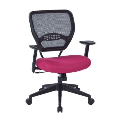 Picture of Office Star Professional Ergonomic Mid-Back AirGrid Managers Chair, Pink