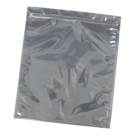 Picture of Partners Brand Unprinted Reclosable Static Shielding Bags, 5in x 8in, Transparent, Case Of 100 Bags