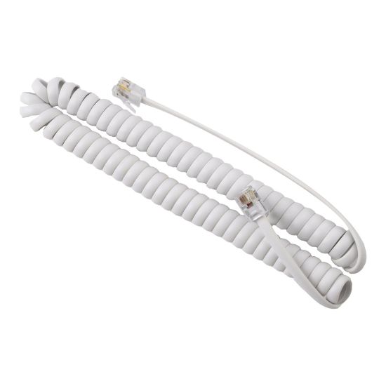 Picture of Cisco Spare Handset Cord for Cisco IP Phone 8800, DX600 Series, White - Phone Cable for Phone - White