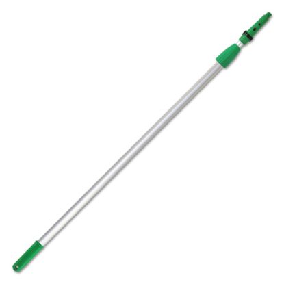 Picture of Unger Opti-Loc Telescoping Aluminum Extension Pole, 48in, Green/Silver