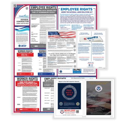 Picture of ComplyRight Federal Contractor General Industry Labor Law Poster Set, English