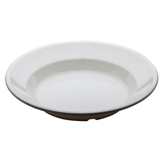 Picture of Cambro Camwear Dinnerware Bowls, With Lip, White, Pack Of 48 Bowls