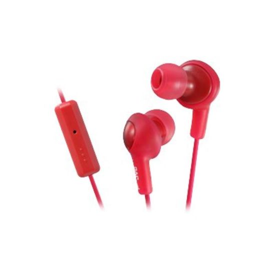 Picture of JVC HA-FR6 Gumy PLUS - Earphones with mic - in-ear - wired - noise isolating - raspberry red