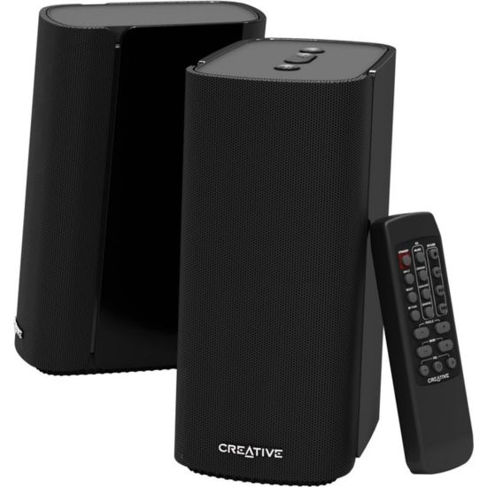 Picture of Creative T100 2.0 Bluetooth Speaker System - 40 W RMS - 50 Hz to 20 kHz - USB