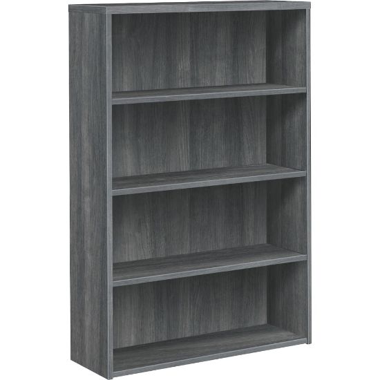 Picture of HON 10500 58inH 4-Shelf Bookcase, Sterling Ash