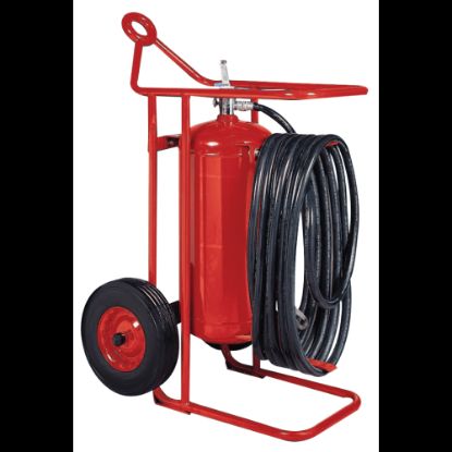 Picture of Wheeled Fire Extinguisher Units, Class A, B and C Fires, 125 lb Cap. Wt.