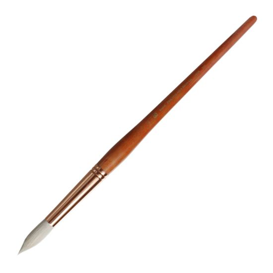 Picture of Princeton Refine Series 5400 Natural Bristle Paint Brush, Size 16, Round Bristle, Natural, Brown