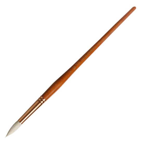 Picture of Princeton Refine Series 5400 Natural Bristle Paint Brush, Size 10, Round Bristle, Natural, Brown