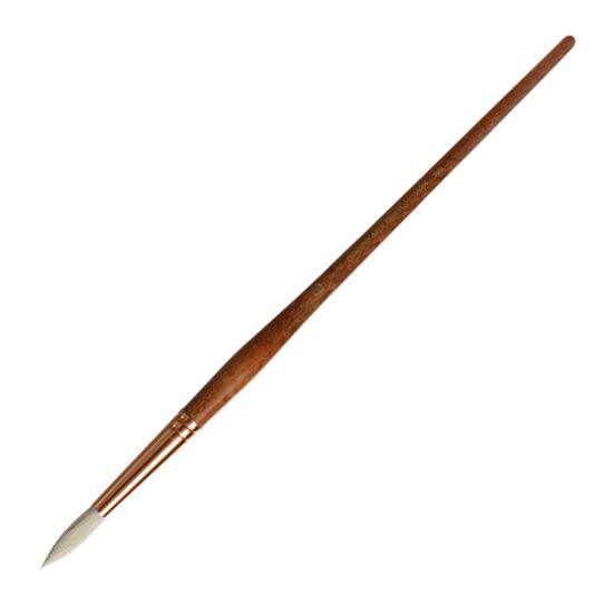 Picture of Princeton Refine Series 5400 Natural Bristle Paint Brush, Size 8, Round Bristle, Natural, Brown