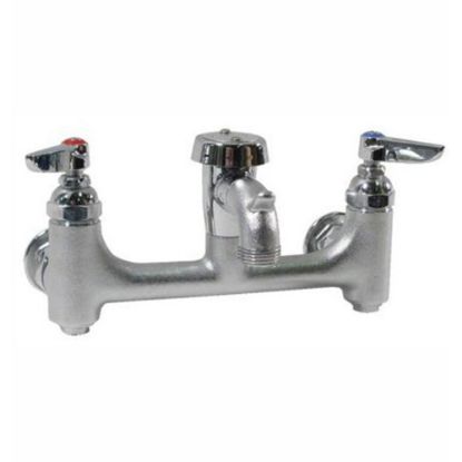 Picture of T&S Brass Service Sink Faucet, 8in Centers, Chrome