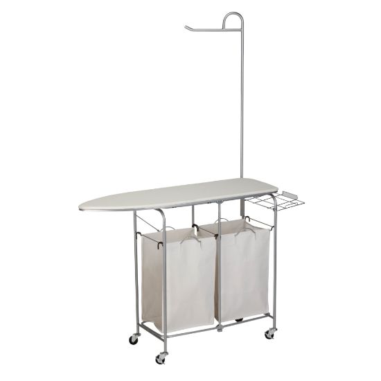 Picture of Honey-Can-Do Foldable Laundry Center, Extra Large Size, Natural/Silver