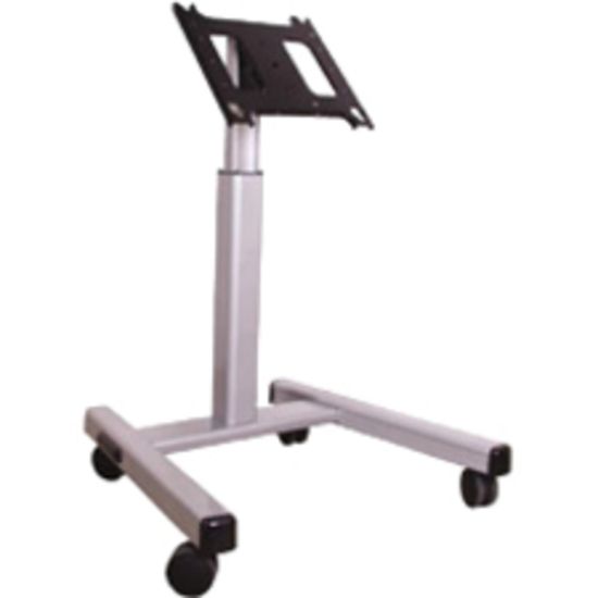 Picture of Chief MFMUS Universal Flat Panel Confidence Monitor Cart - 30in to 55in Screen Support - 125 lb Load Capacity - 54.9in Height x 36.1in Width x 25.2in Depth - Silver, Black