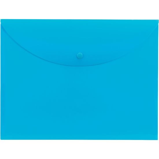 Picture of Smead Letter File Wallet - 8 1/2in x 11in - Teal - 10 / Box