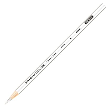 Picture of Prismacolor Professional Thick Lead Art Pencil, Metallic Silver, Set Of 12