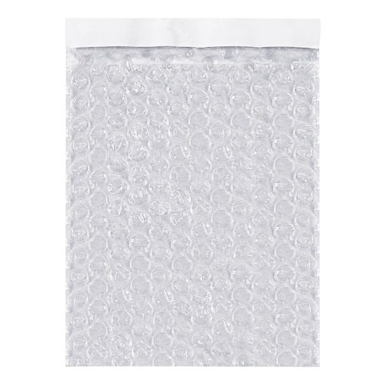 Picture of Partners Brand Self-Seal Bubble Pouches, 10-1/2inH x 10inW, Clear, Case Of 250 Pouches