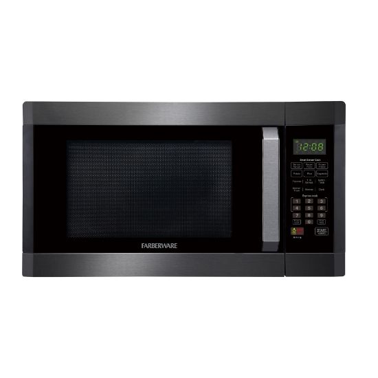 Picture of Farberware FMO16AHTBSD 1.6 Cu Ft Microwave Oven, Black/Stainless Steel