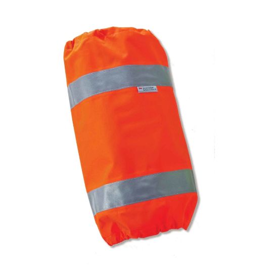 Picture of Ergodyne GloWear 8008 Class E Hi-Vis Leg Gaiters, One Size, Orange, Pack Of 6 Gaiters