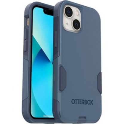 Picture of OtterBox iPhone 13 mini Commuter Series Antimicrobial Case - For Apple iPhone 13 mini, iPhone 12 mini Smartphone - Rock Skip Way (Blue)