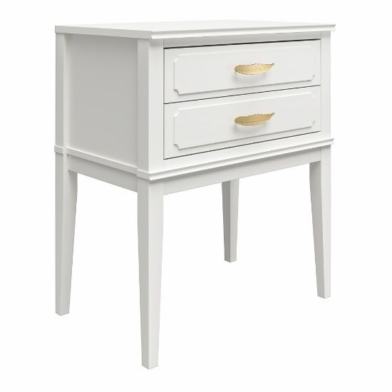 Picture of Ameriwood Stella Accent Table, 28inH x 23-5/8inW x 15-5/8inD, White