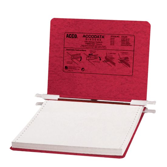 Picture of Wilson Jones Presstex Pressboard Data Binder, Red