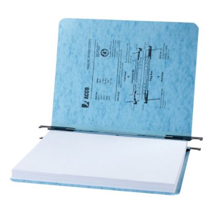 Picture of ACCO PRESSTEX Hanging Report Covers, Letter Size Sheets, 2in Capacity, Light Blue