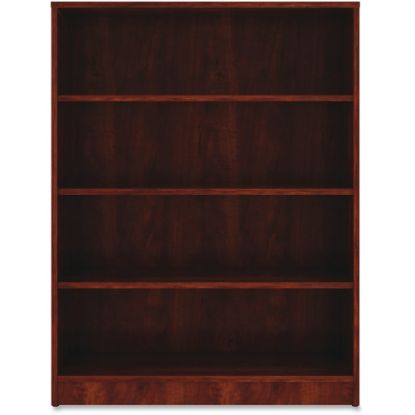 Picture of Lorell Essentials 48inH 4-Shelf Bookcase, Cherry