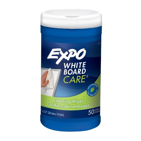 Picture of EXPO Marker Board Towelettes, 6in x 9in, Pack Of 50