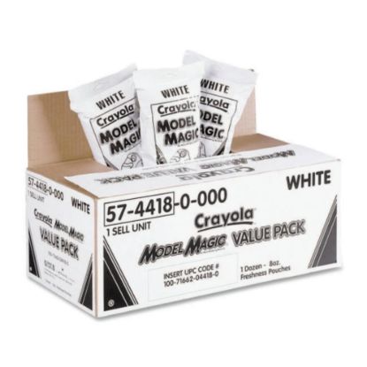 Picture of Crayola Model Magic, 6 Lb., Value Pack, 8 Oz. Bag, Pack Of 12 Bags, White