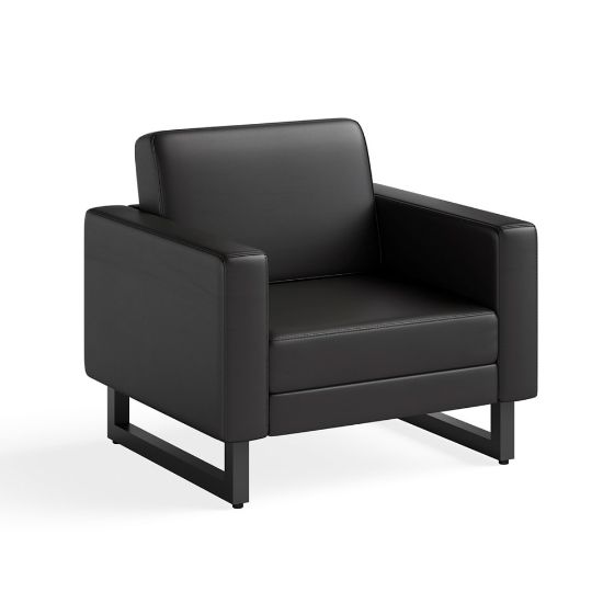 Picture of Safco Mirella Lounge Chair, Black/Black