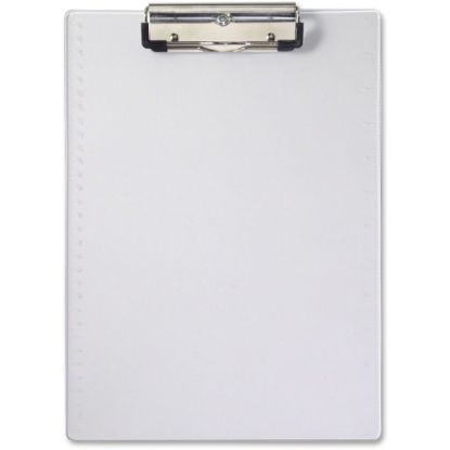 Picture of Saunders Clipboard - 0.50in Clip Capacity - 8 1/2in x 12in - Low-profile - Acrylic - Clear - 1 Each