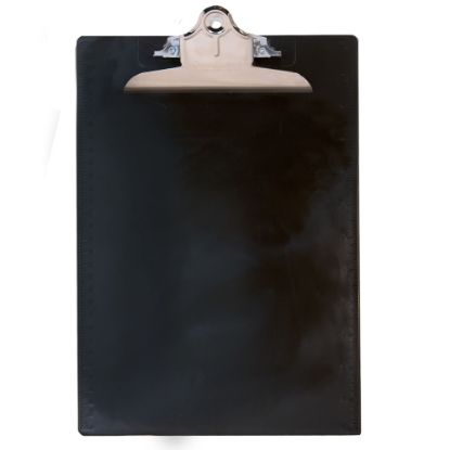 Picture of Saunders Plastic Clipboard, 8 1/2in x 12in, Black