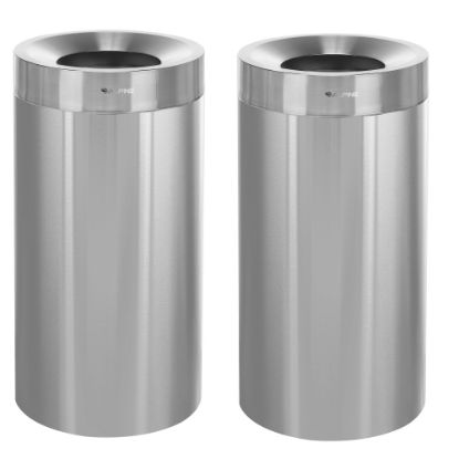 Picture of Alpine Industries Trash Cans, 27 Gallons, Pack Of 2 Cans