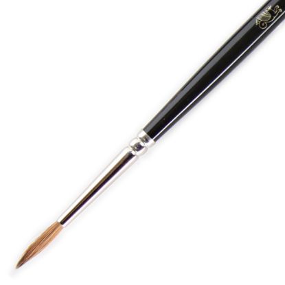 Picture of Winsor & Newton Series 7 Kolinsky Sable Pointed Round Paint Brush, Sable Hair, Black Size 2