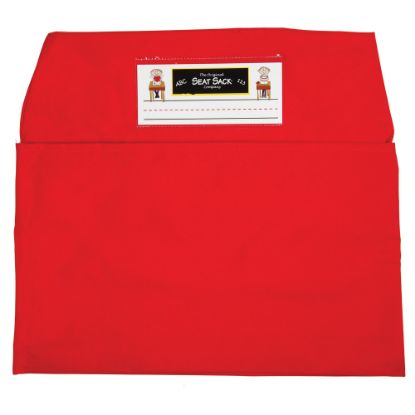 Picture of Seat Sack Chair Pocket, Standard, 14in, Red, Pack Of 2