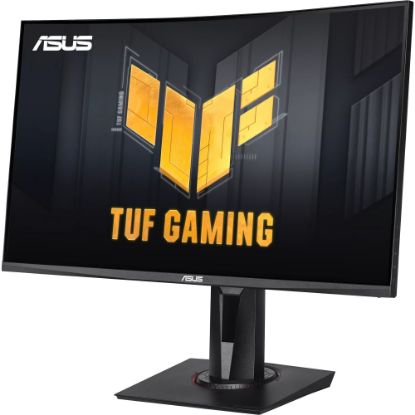 Picture of TUF VG27VQM 27in Class Full HD Curved Screen Gaming LCD Monitor - 16:9 - 27in Viewable - Vertical Alignment (VA) - LED Backlight - 1920 x 1080 - 16.7 Million Colors - FreeSync Premium - 350 Nit - 1 ms - Speakers - HDMI - DisplayPort - USB Hub