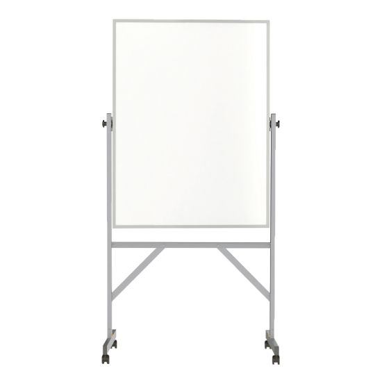 Picture of Ghent Reversible Dry-Erase Whiteboard, 48in x 36in, Aluminum Frame With Silver Finish