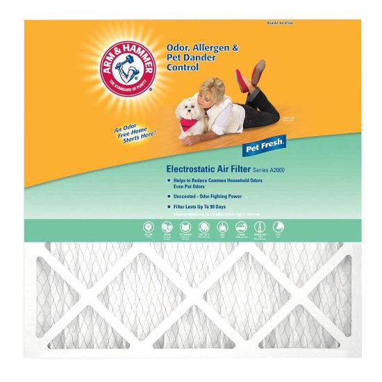 Picture of Arm & Hammer Enhanced Pet Fresh Air Filters, 30inH x 14inW x 1inD, Pack Of 4 Filters