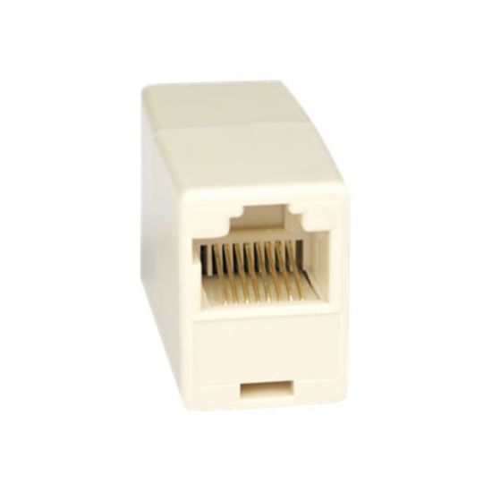 Picture of Tripp Lite Telephone Straight Through Modular In-line Coupler RJ45 F/F - Network coupler - RJ-45 (F) to RJ-45 (F) - CAT 5e